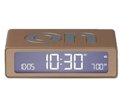 Radio i budzik LEXON Flip Mini Soft Gold LR158D1